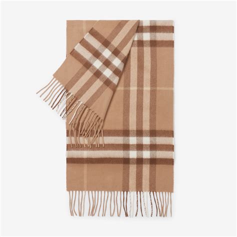 burberry gauze check scarf camel|burberry cashmere check scarf.